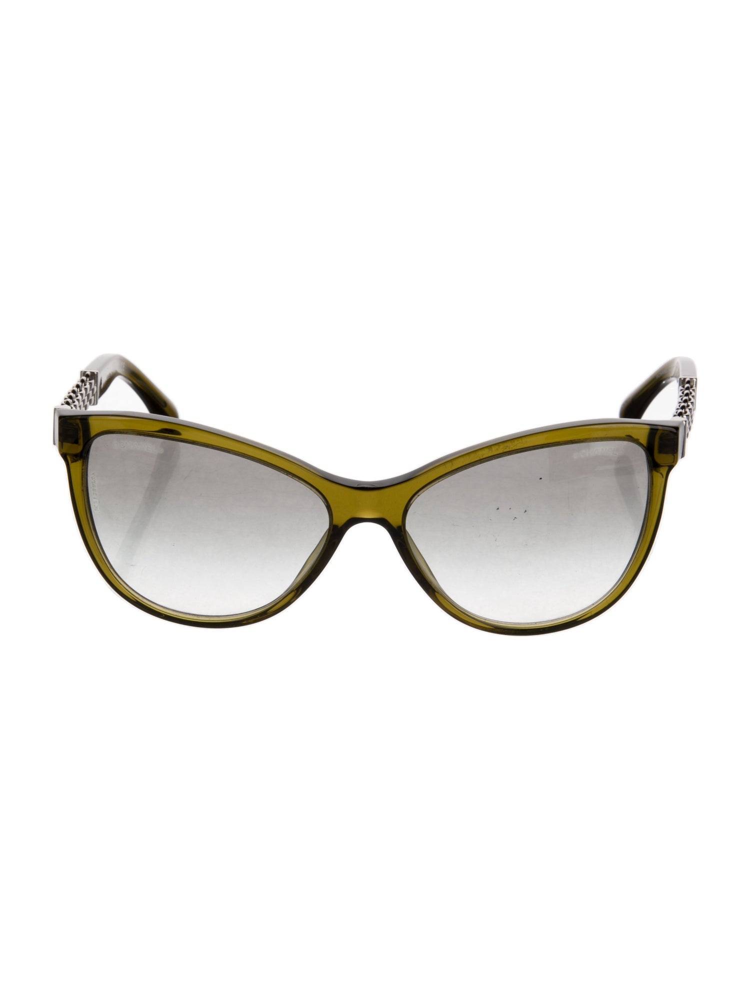 Chanel Interlocking CC Logo Cat-Eye Sunglasses