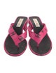 Chanel 2022 Interlocking CC Logo Flip Flops