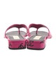 Chanel 2022 Interlocking CC Logo Flip Flops