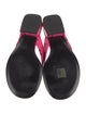 Chanel 2022 Interlocking CC Logo Flip Flops
