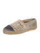 Chanel Graffiti Print Canvas Espadrilles