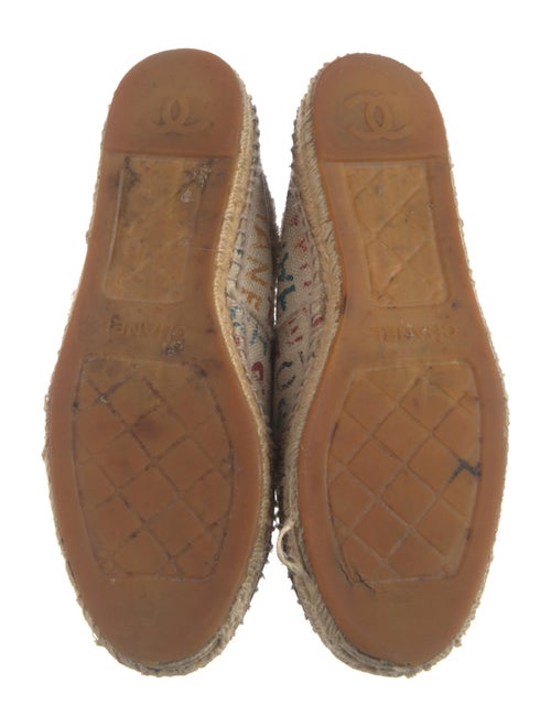 Chanel Graffiti Print Canvas Espadrilles