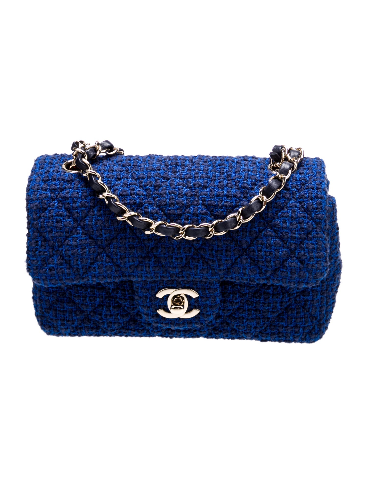 ショルダーバッグ・ポシェット × ヴィンテージ(中古) Chanel Tweed Top Handle and Shoulder Bag Chanel Tweed Top Handle Bag Chanel | TLC