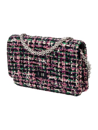 Chanel Tweed Reissue Wallet On Chain
