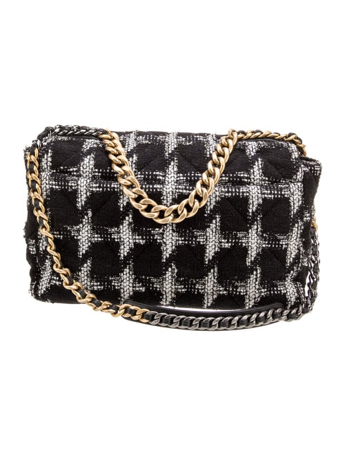 Chanel Tweed Maxi 19 Flap Bag