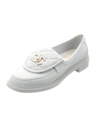 Chanel 2024 Interlocking CC Logo Loafers