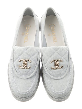 Chanel 2024 Interlocking CC Logo Loafers