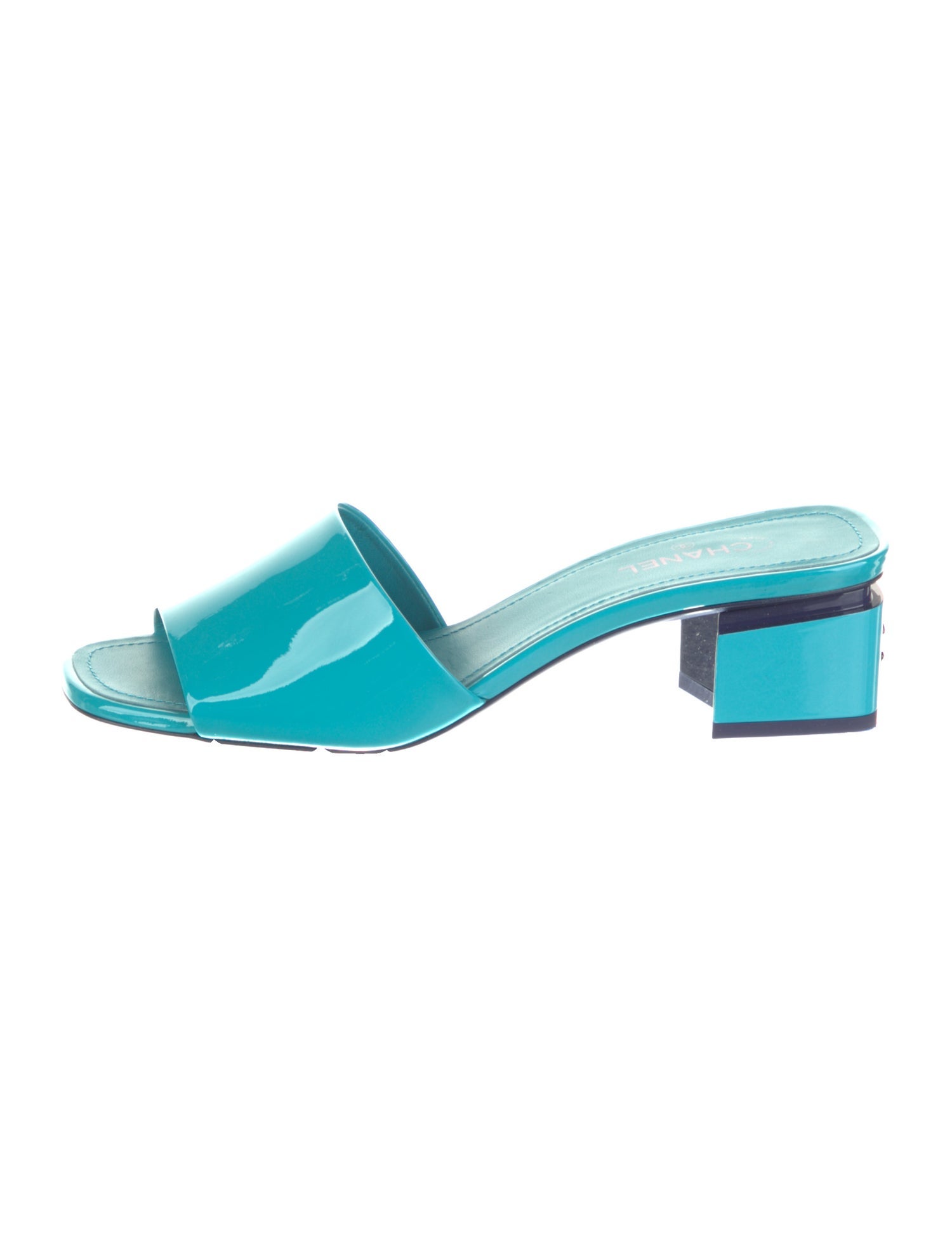Hermès Encens 50 Leather - Black Sandals, Shoes - HER601263
