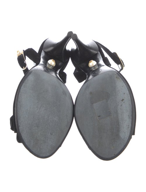 Chanel 2002 Interlocking CC Logo Slingback Sandals