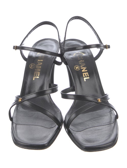 Chanel 1999 Interlocking CC Logo Sandals
