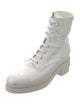Chanel 2021 Interlocking CC Logo Combat Boots