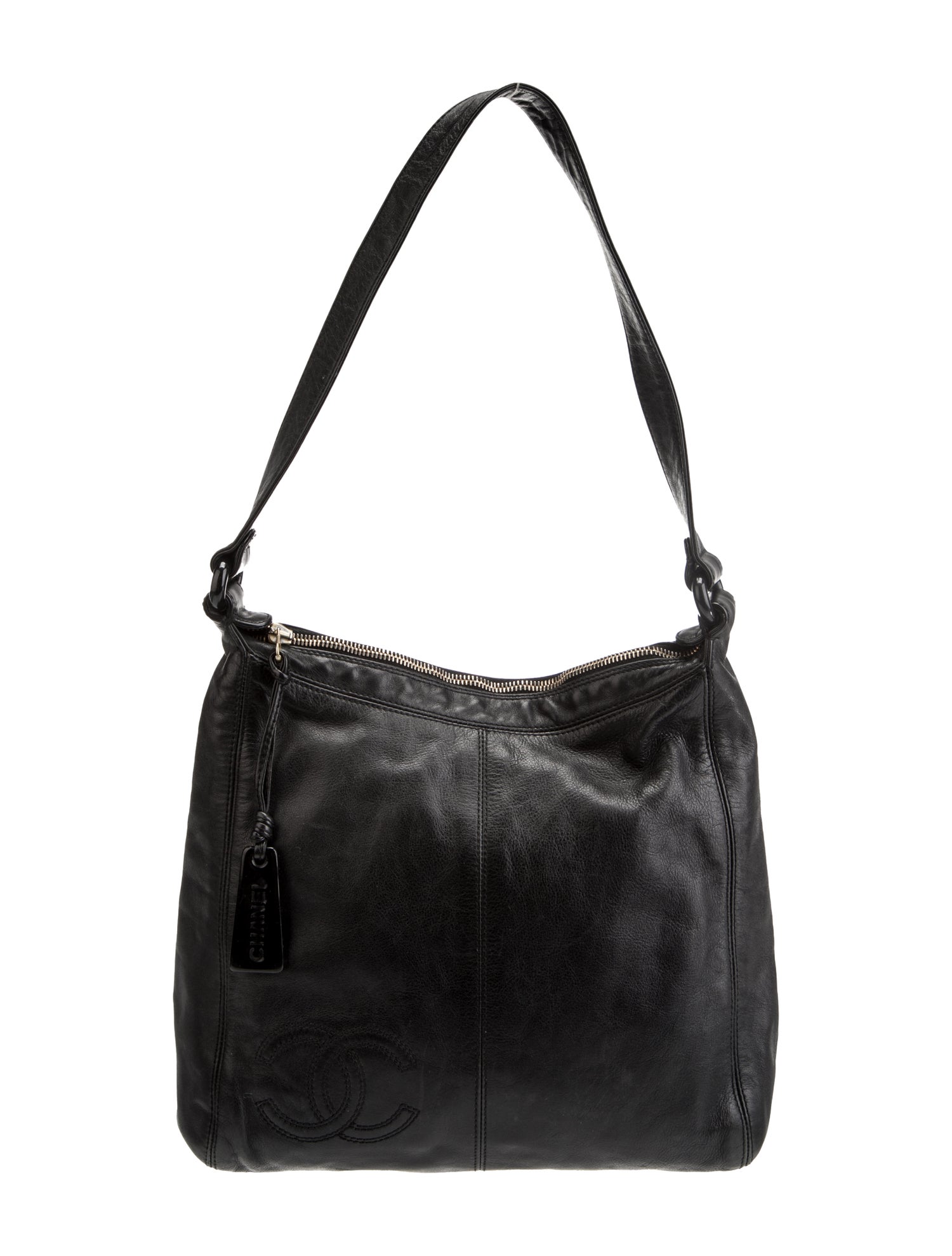 Chanel Leather CC Hobo