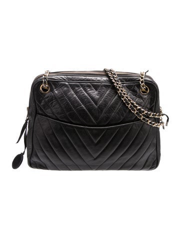 Chanel Shoulder Bags Chevron Camera Bag