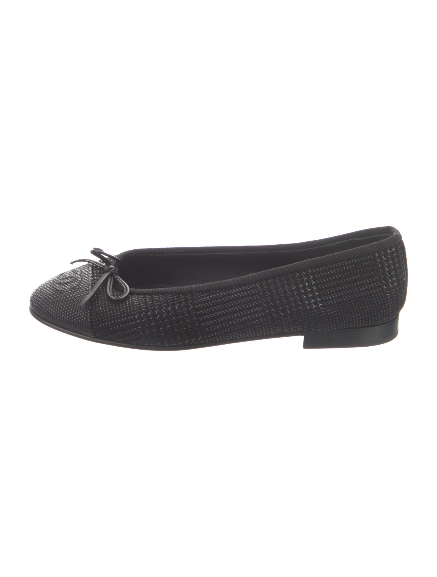 Chanel 2024 Interlocking CC Logo Ballet Flats