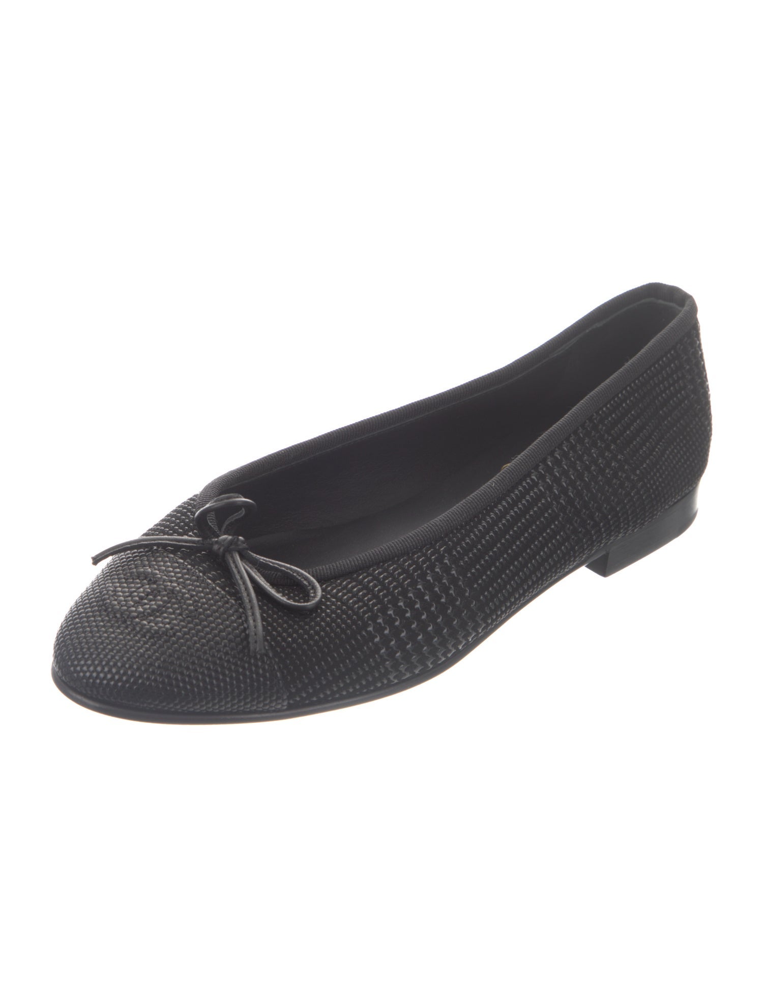 Chanel 2024 Interlocking CC Logo Ballet Flats