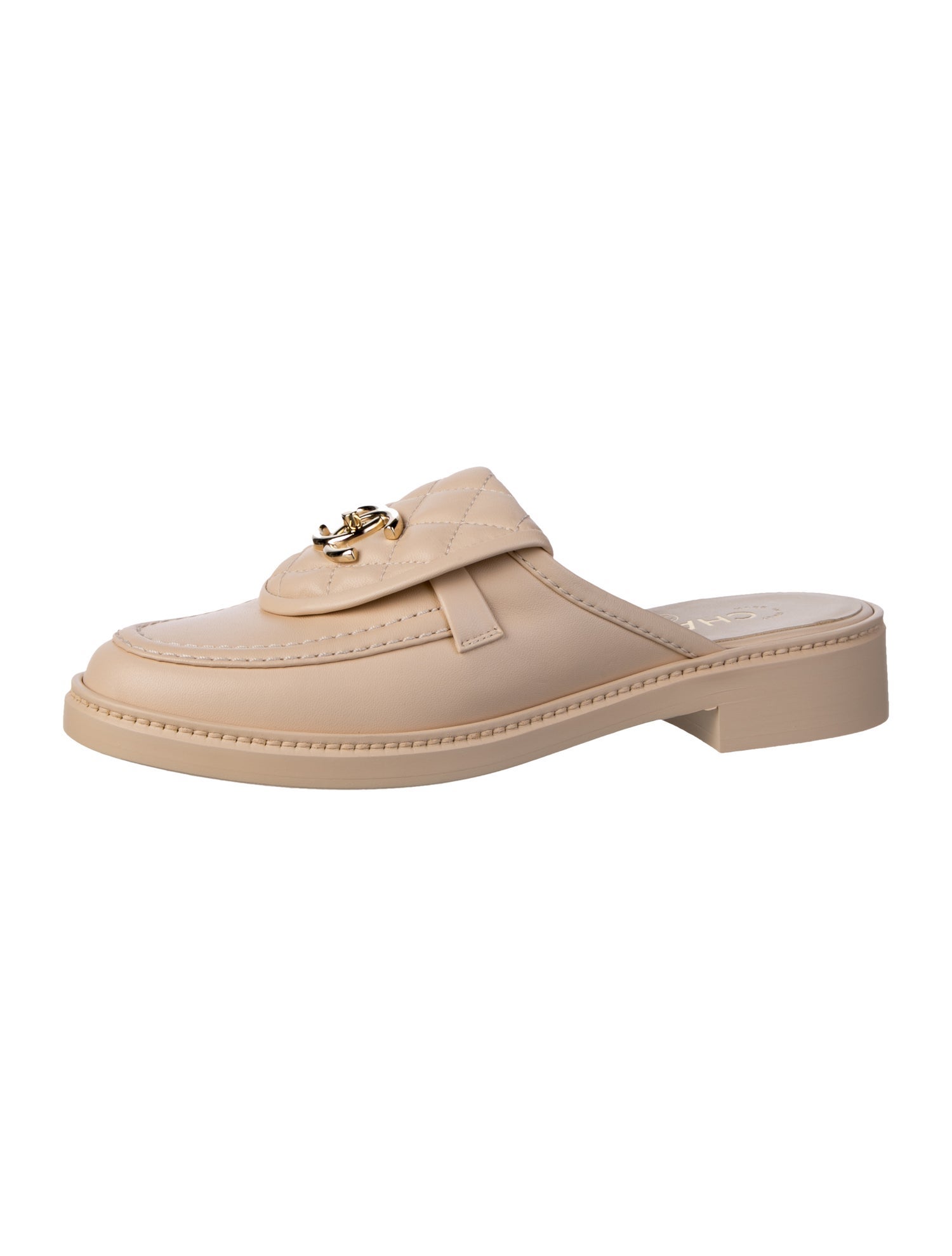 Chanel 2025 Interlocking CC Logo Mules w/ Tags