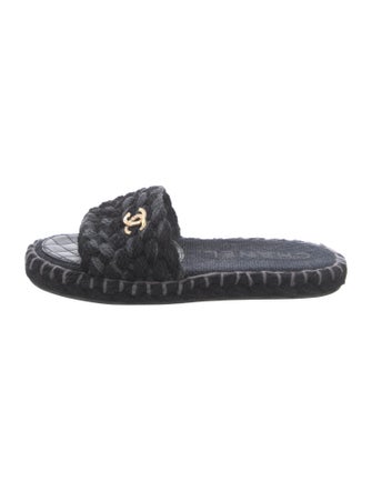 Chanel 2022 Interlocking CC Logo Slides