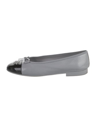 Chanel 2025 Interlocking CC Logo Ballet Flats