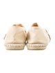Chanel Interlocking CC Logo Canvas Espadrilles
