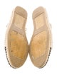 Chanel Interlocking CC Logo Canvas Espadrilles