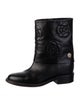 Chanel 2016 Camellia Accent Moto Boots