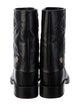 Chanel 2016 Camellia Accent Moto Boots