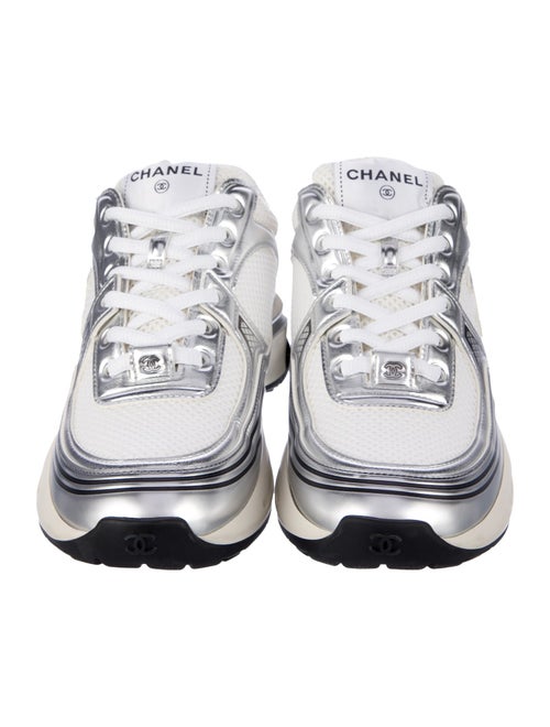 Chanel Interlocking CC Logo Mesh Chunky Sneakers