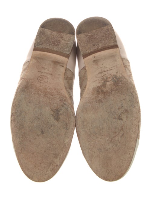 Chanel 2014 Interlocking CC Logo Ballet Flats