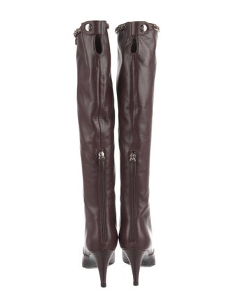 Chanel 2010 Interlocking CC Logo Boots