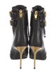 Balmain Leather Lace-Up Boots