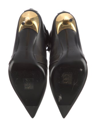 Balmain Leather Lace-Up Boots