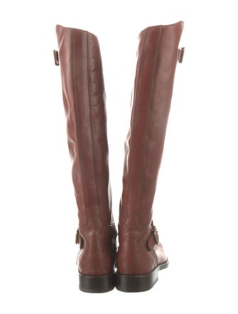 Chanel 2012 Interlocking CC Logo Riding Boots