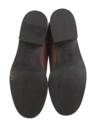 Chanel Interlocking CC Logo Leather Riding Boots