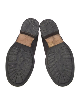 Chanel 2014 Interlocking CC Logo Combat Boots