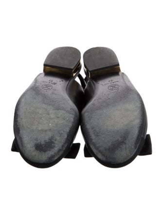 Chanel 2024 Interlocking CC Logo Slingback Flats