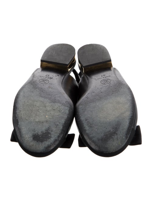 Chanel 2024 Interlocking CC Logo Slingback Flats