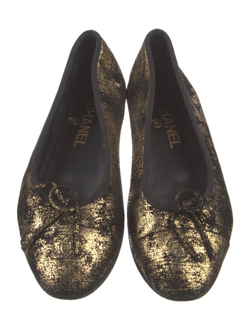 Chanel 2018 Interlocking CC Logo Ballet Flats