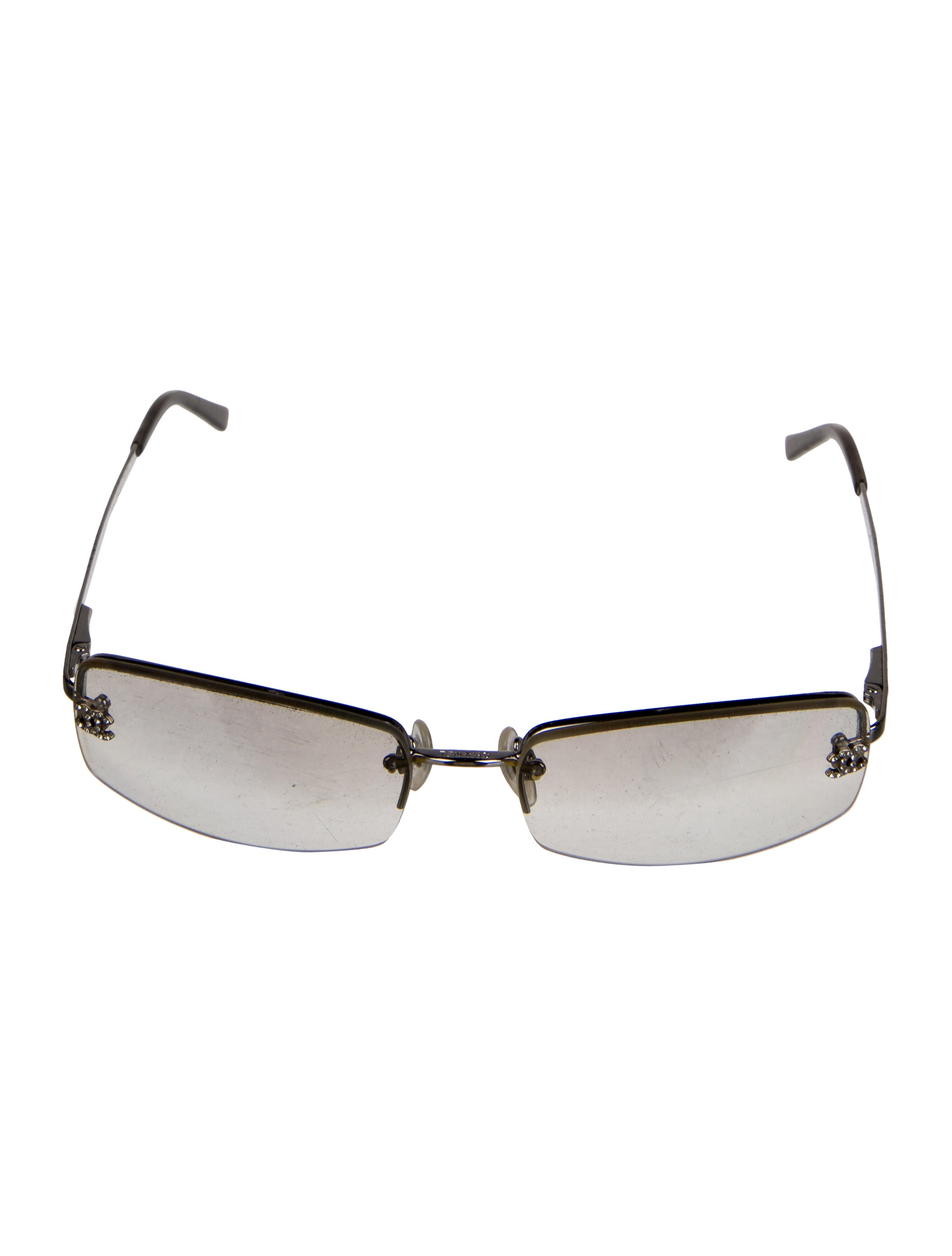 Chanel Vintage Interlocking CC Logo Sunglasses
