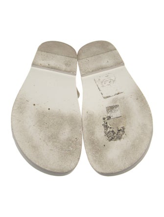 Chanel 2024 Interlocking CC Logo Slingback Sandals