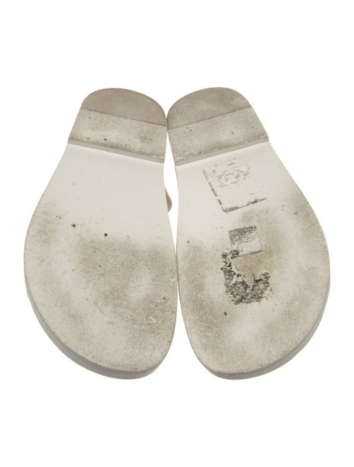 Chanel 2024 Interlocking CC Logo Slingback Sandals