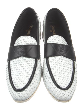 Chanel 2017 Interlocking CC Logo Loafers