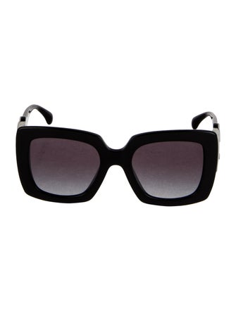 Chanel Interlocking CC Logo Square Sunglasses