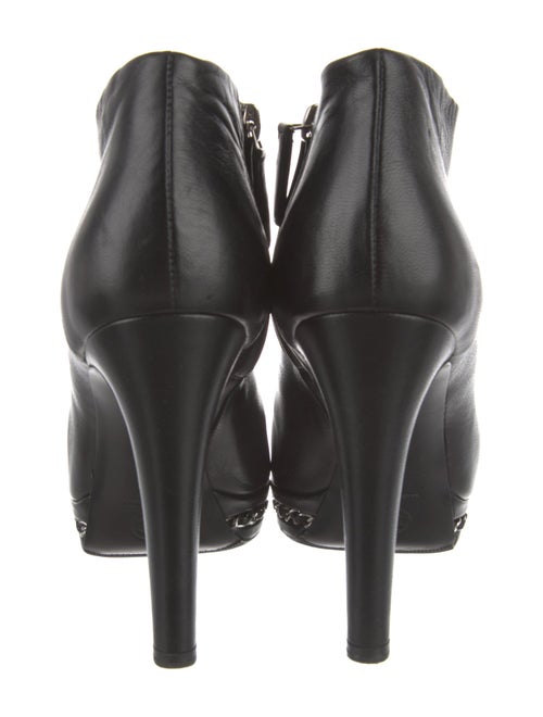 Chanel 2014 Interlocking CC Logo Boots