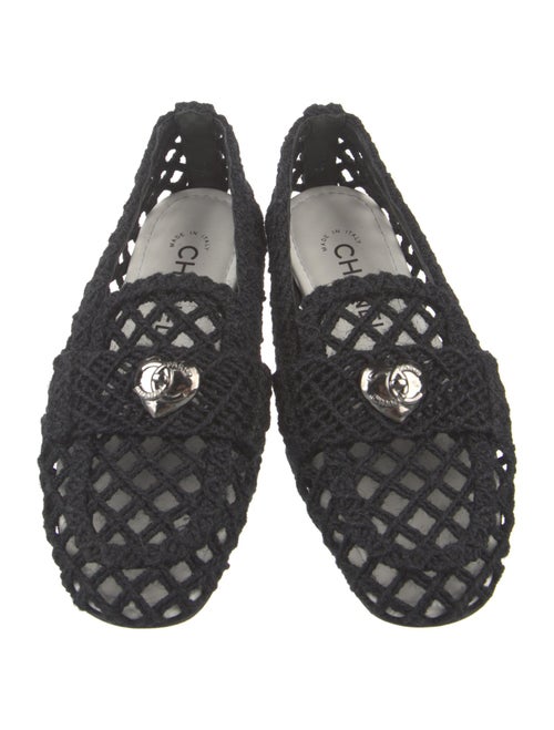 Chanel 2023 Interlocking CC Logo Ballet Flats