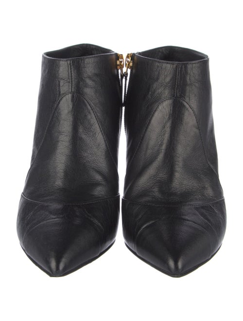 Chanel Interlocking CC Logo Leather Boots