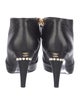 Chanel Interlocking CC Logo Leather Boots
