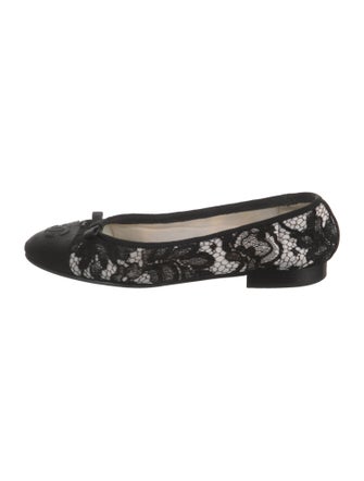 Chanel 2016 Interlocking CC Logo Ballet Flats