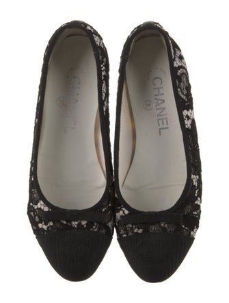 Chanel 2016 Interlocking CC Logo Ballet Flats