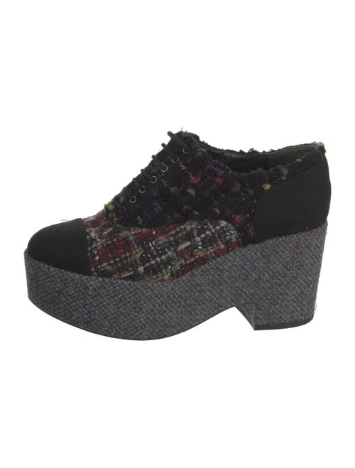Chanel Tweed Printed Oxfords