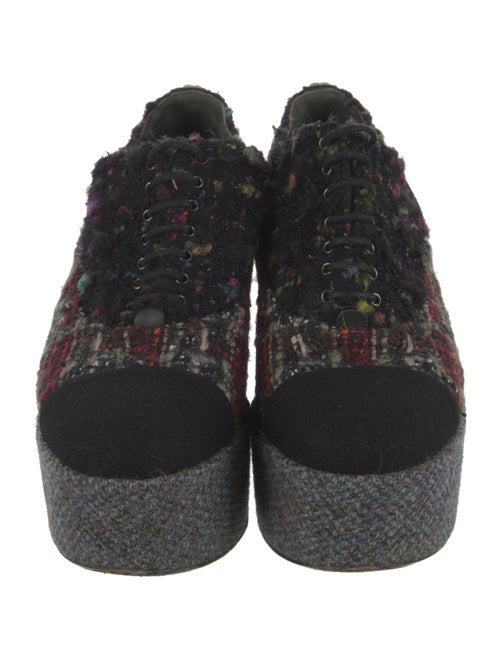 Chanel Tweed Printed Oxfords